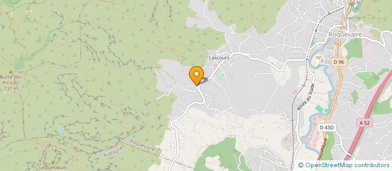 localisation de l'entreprise MONSIEUR DANIEL BARBIER  ROQUEVAIRE