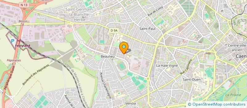 localisation de l'entreprise MONSIEUR DANIEL BARBIER à CAEN