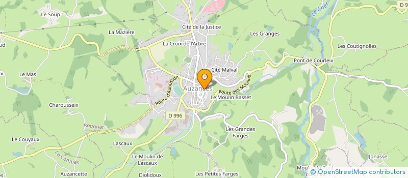 localisation de l'entreprise MONSIEUR DANIEL BARCAT à AUZANCES