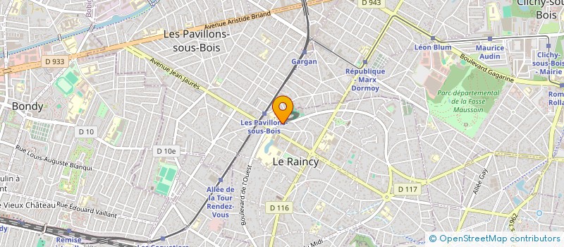 localisation de l'entreprise MONSIEUR DANIEL BARDAN à LE RAINCY
