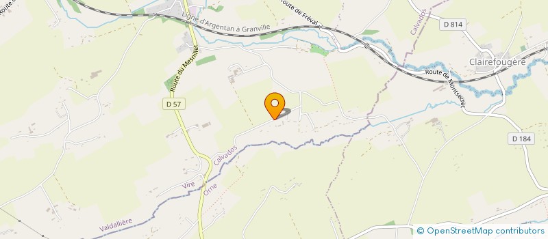 localisation de l'entreprise MONSIEUR DANIEL BARNARD  VALDALLIERE