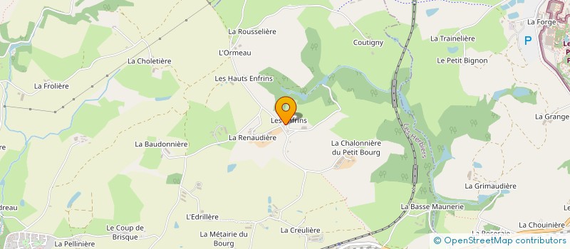 localisation de l'entreprise MONSIEUR DANIEL BARON à HERBIERS (LES)