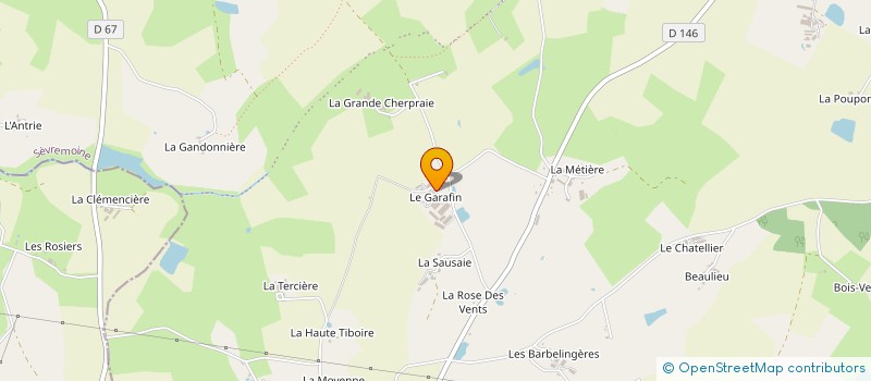 localisation de l'entreprise MONSIEUR DANIEL BARON à SEVREMOINE