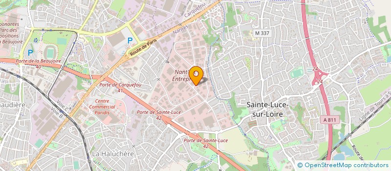 localisation de l'entreprise MONSIEUR DANIEL BARRE  NANTES