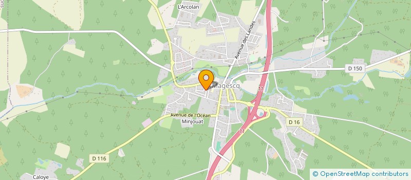 localisation de l'entreprise MONSIEUR DANIEL BARRE  MAGESCQ