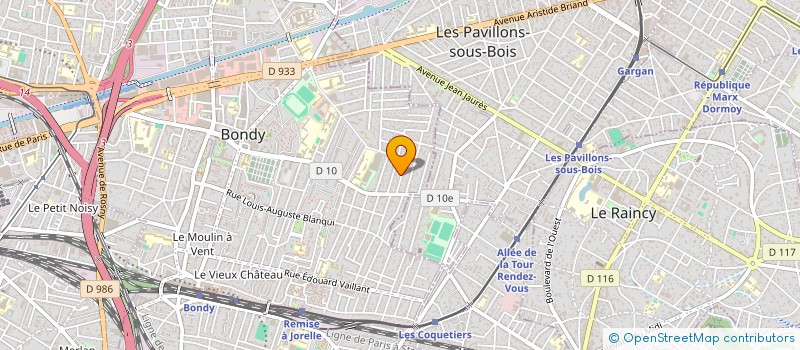 localisation de l'entreprise MONSIEUR DANIEL BARUCHELLO à BONDY