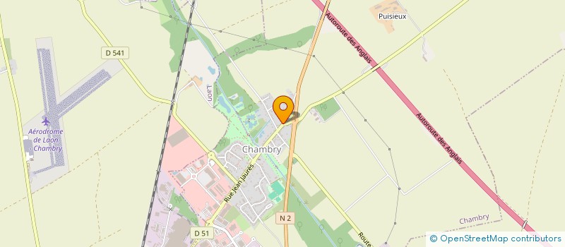 localisation de l'entreprise MONSIEUR DANIEL BASQUIN  CHAMBRY