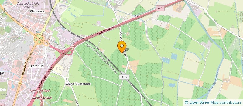 localisation de l'entreprise MONSIEUR DANIEL BASSET  NARBONNE