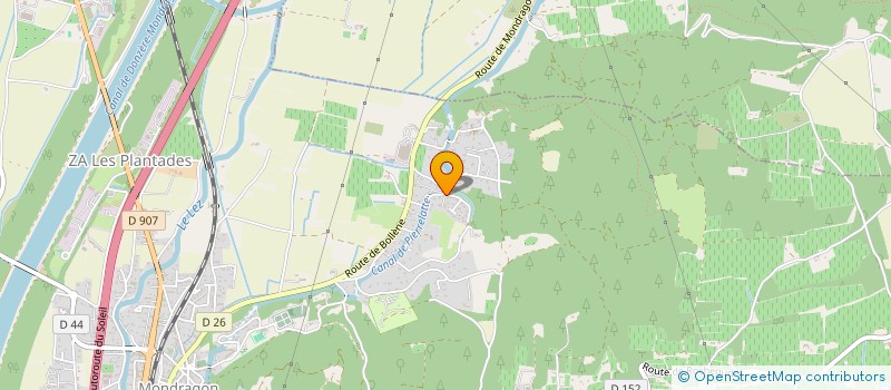 localisation de l'entreprise MONSIEUR DANIEL BASTET  MONDRAGON