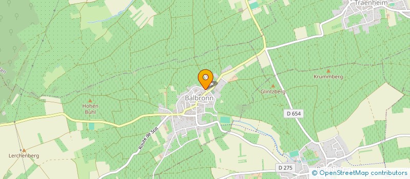 localisation de l'entreprise MONSIEUR DANIEL BASTIAN  TRAENHEIM