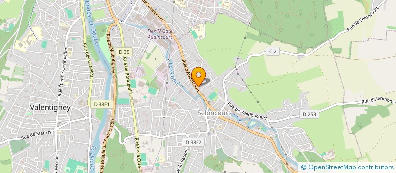 localisation de l'entreprise MONSIEUR DANIEL BASTIANON  DASLE