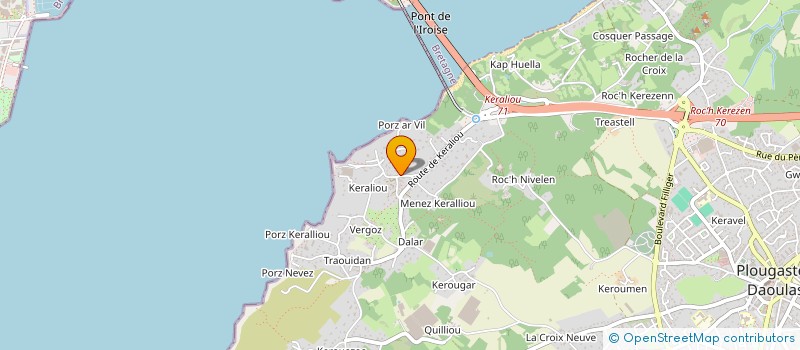 localisation de l'entreprise MONSIEUR DANIEL BATHANY  PLOUGASTEL-DAOULAS