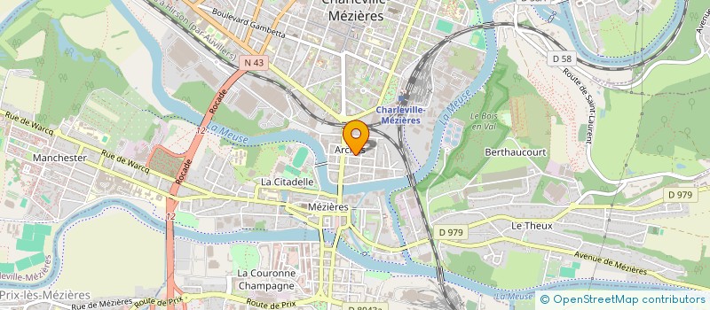 localisation de l'entreprise MONSIEUR DANIEL BATOUCHE  CHARLEVILLE-MEZIERES