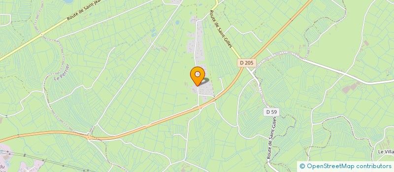 localisation de l'entreprise MONSIEUR DANIEL BAUD  LE PERRIER