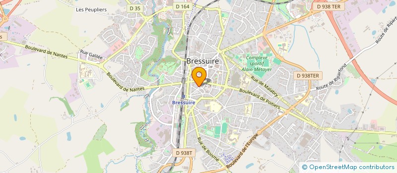 localisation de l'entreprise MONSIEUR DANIEL BAUDOUIN à BRESSUIRE