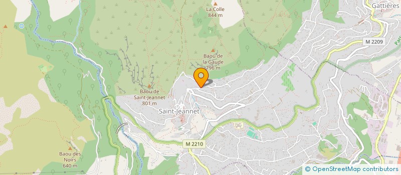 localisation de l'entreprise MONSIEUR DANIEL BAUTZ  SAINT-JEANNET