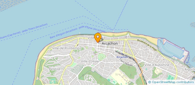 localisation de l'entreprise MONSIEUR DANIEL BAYON à ARCACHON