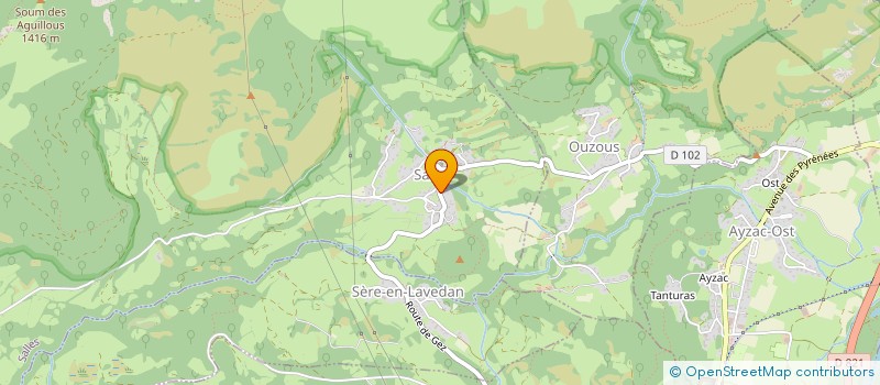 localisation de l'entreprise MONSIEUR DANIEL BEATTIE  ARTALENS-SOUIN