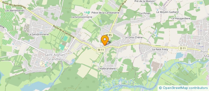 localisation de l'entreprise MONSIEUR DANIEL BEAUCHER à SAINT-AIGNAN-GRANDLIEU