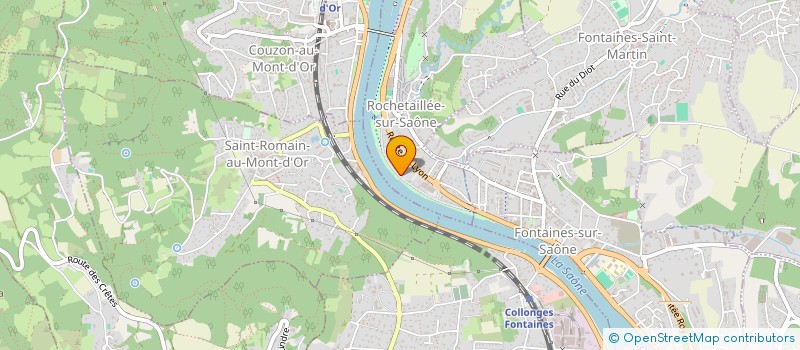 localisation de l'entreprise MONSIEUR DANIEL BEAUDOT  ROCHETAILLEE-SUR-SAONE