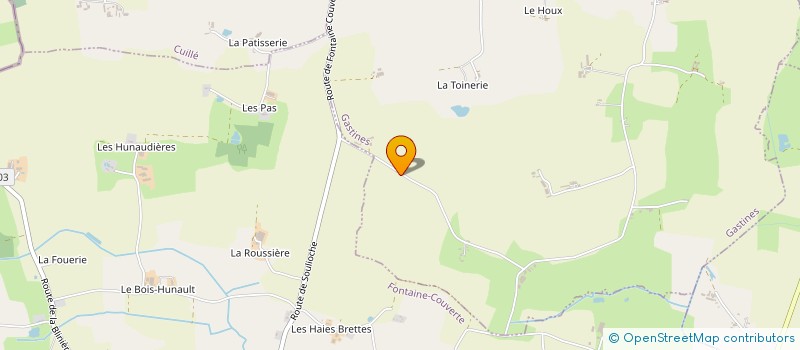 localisation de l'entreprise MONSIEUR DANIEL BEAULIEU  GASTINES