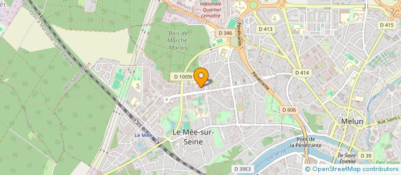 localisation de l'entreprise MONSIEUR DANIEL BEAUME  LE MEE-SUR-SEINE