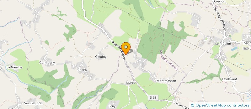 localisation de l'entreprise MONSIEUR DANIEL BEAUQUIS  MARCELLAZ-ALBANAIS