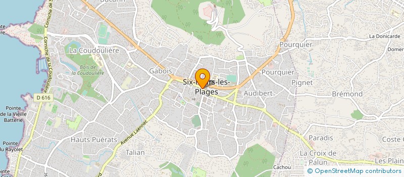 localisation de l'entreprise MONSIEUR DANIEL BEAUREPAIRE à SIX-FOURS-LES-PLAGES