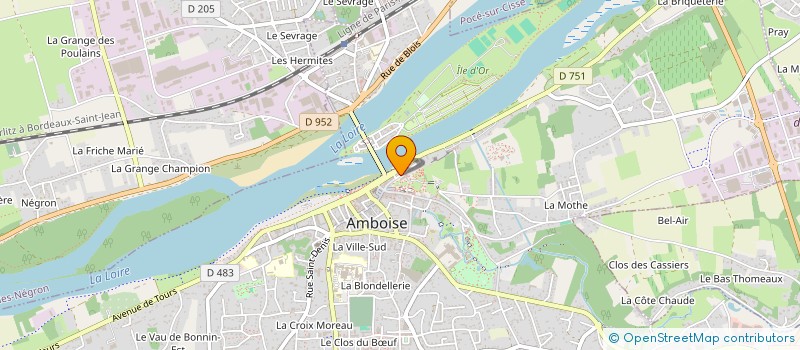 localisation de l'entreprise MONSIEUR DANIEL BECH à AMBOISE
