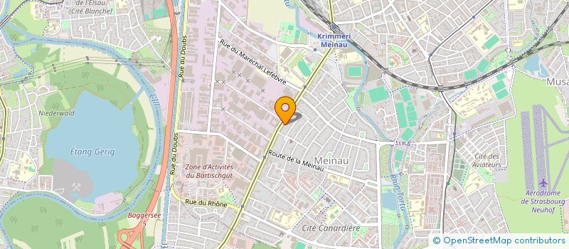 localisation de l'entreprise MONSIEUR DANIEL BEGANOVIC à STRASBOURG
