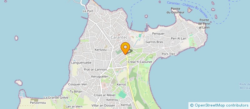 localisation de l'entreprise MONSIEUR DANIEL BEIGE  CARANTEC