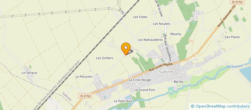 localisation de l'entreprise MONSIEUR DANIEL BEIGNET à SUEVRES