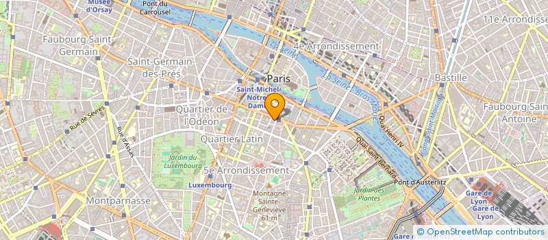 localisation de l'entreprise MONSIEUR DANIEL BEJOU  PARIS