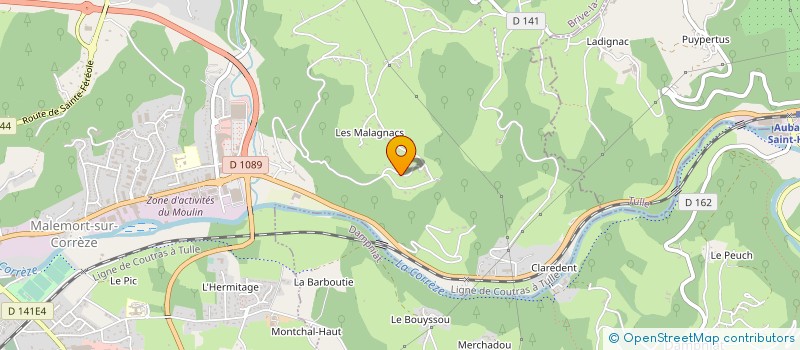 localisation de l'entreprise MONSIEUR DANIEL BEL  MALEMORT