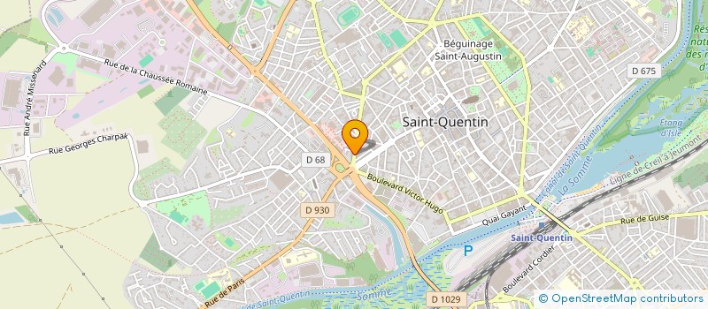localisation de l'entreprise MONSIEUR DANIEL BELLET à SAINT-QUENTIN