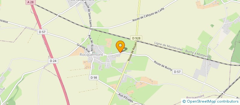 localisation de l'entreprise MONSIEUR DANIEL BELLET  ROCQUEMONT