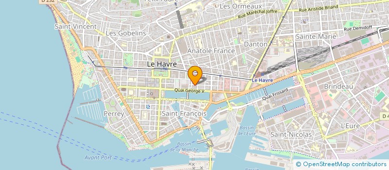 localisation de l'entreprise MONSIEUR DANIEL BELLIER à LE HAVRE