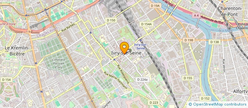localisation de l'entreprise MONSIEUR DANIEL BENAIOUN à IVRY-SUR-SEINE