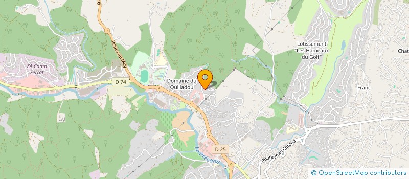 localisation de l'entreprise MONSIEUR DANIEL BENAROCHE  LE PLAN-DE-LA-TOUR