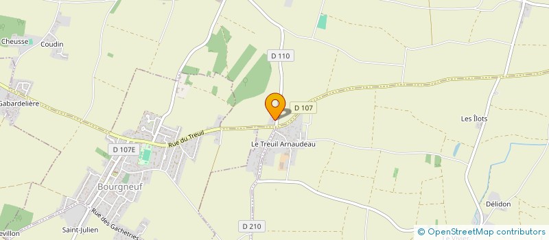 localisation de l'entreprise MONSIEUR DANIEL BENETEAUD  SAINT MEDARD D'AUNIS