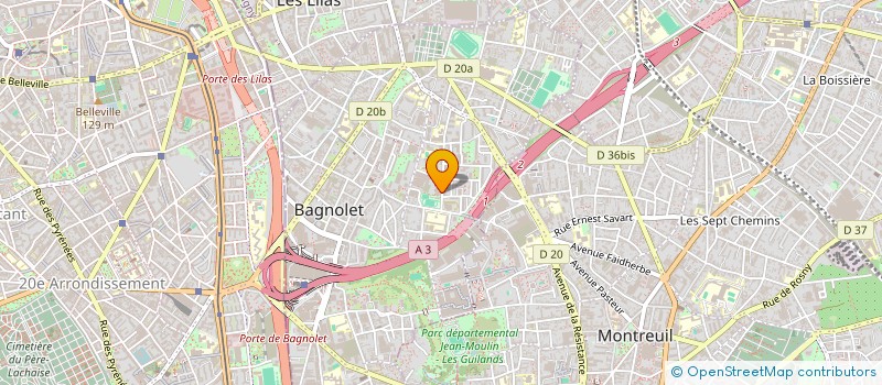 localisation de l'entreprise MONSIEUR DANIEL BENGRAB à BAGNOLET
