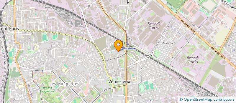 localisation de l'entreprise MONSIEUR DANIEL BENITEZ  VENISSIEUX