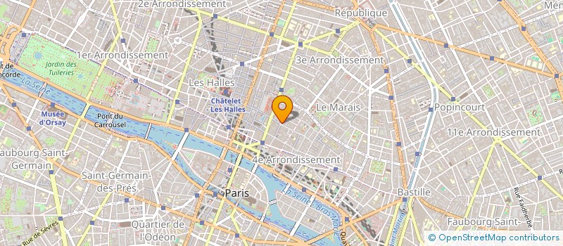 localisation de l'entreprise MONSIEUR DANIEL BENOIT  PARIS