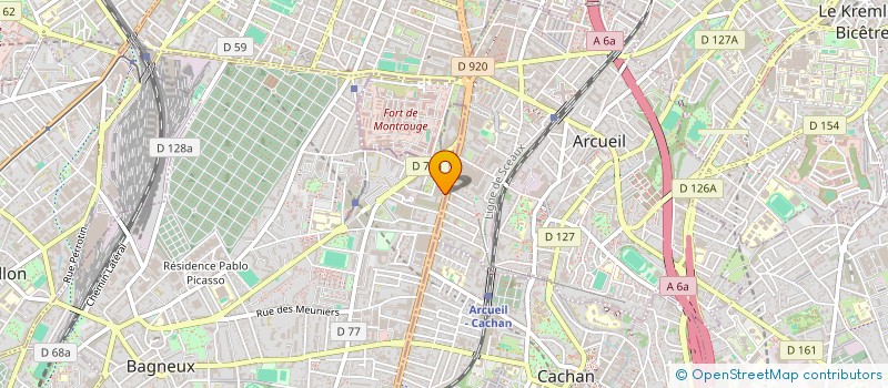 localisation de l'entreprise MONSIEUR DANIEL BENSOUSSAN à BAGNEUX