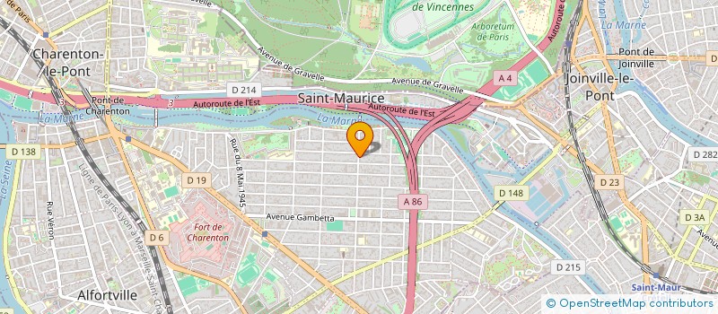 localisation de l'entreprise MONSIEUR DANIEL BENTEKHICI  MAISONS-ALFORT