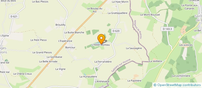localisation de l'entreprise MONSIEUR DANIEL BEQUIGNON à SABLONS-SUR-HUISNE