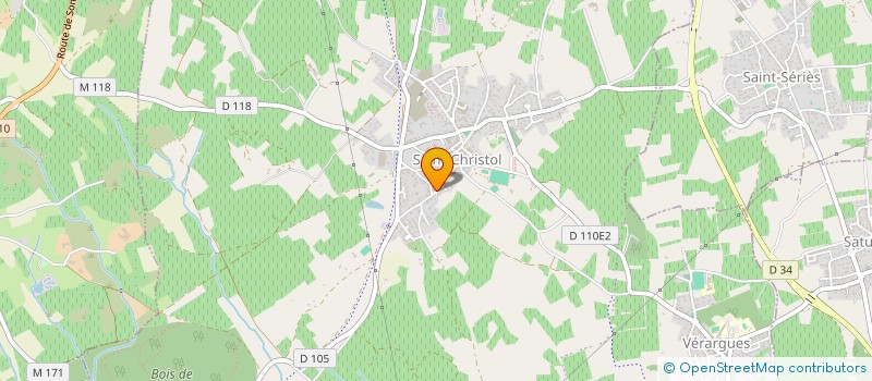 localisation de l'entreprise MONSIEUR DANIEL BERGEON  ENTRE-VIGNES