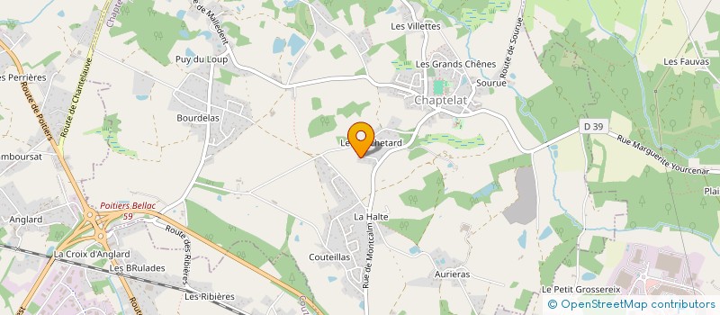 localisation de l'entreprise MONSIEUR DANIEL BERGER à CHAPTELAT