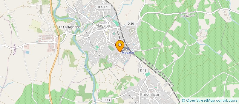 localisation de l'entreprise MONSIEUR DANIEL BERLAN  POUZOLLES