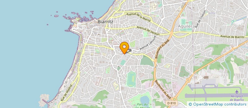 localisation de l'entreprise MONSIEUR DANIEL BERLUCCHI à BIARRITZ